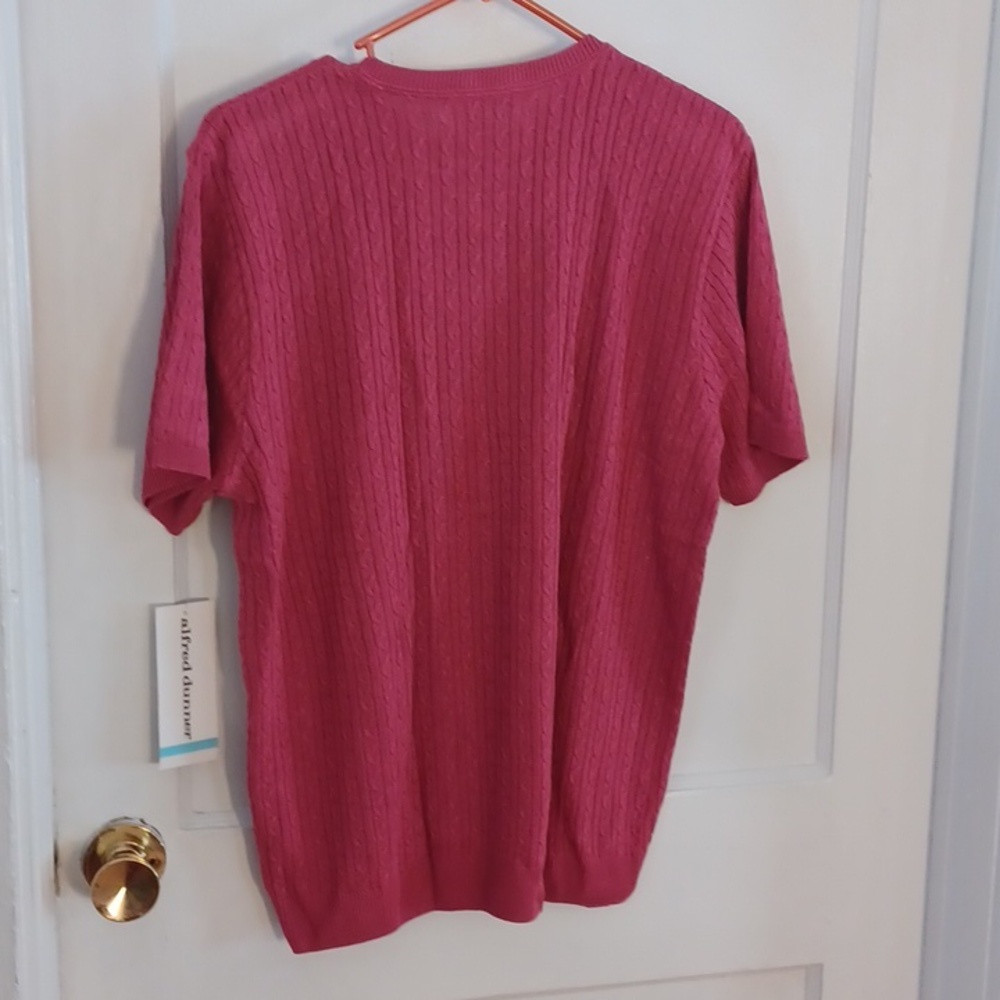 Alfred Dunner knit top women's size large watermelon color - Picture 5 of 5